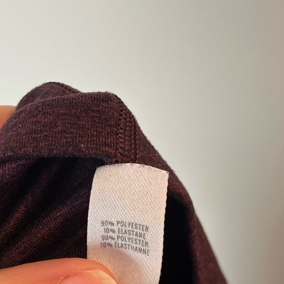 AERIE Chill Play Move Leggings with Pockets Maroon Space Dyed Small - Picture 2 of 5